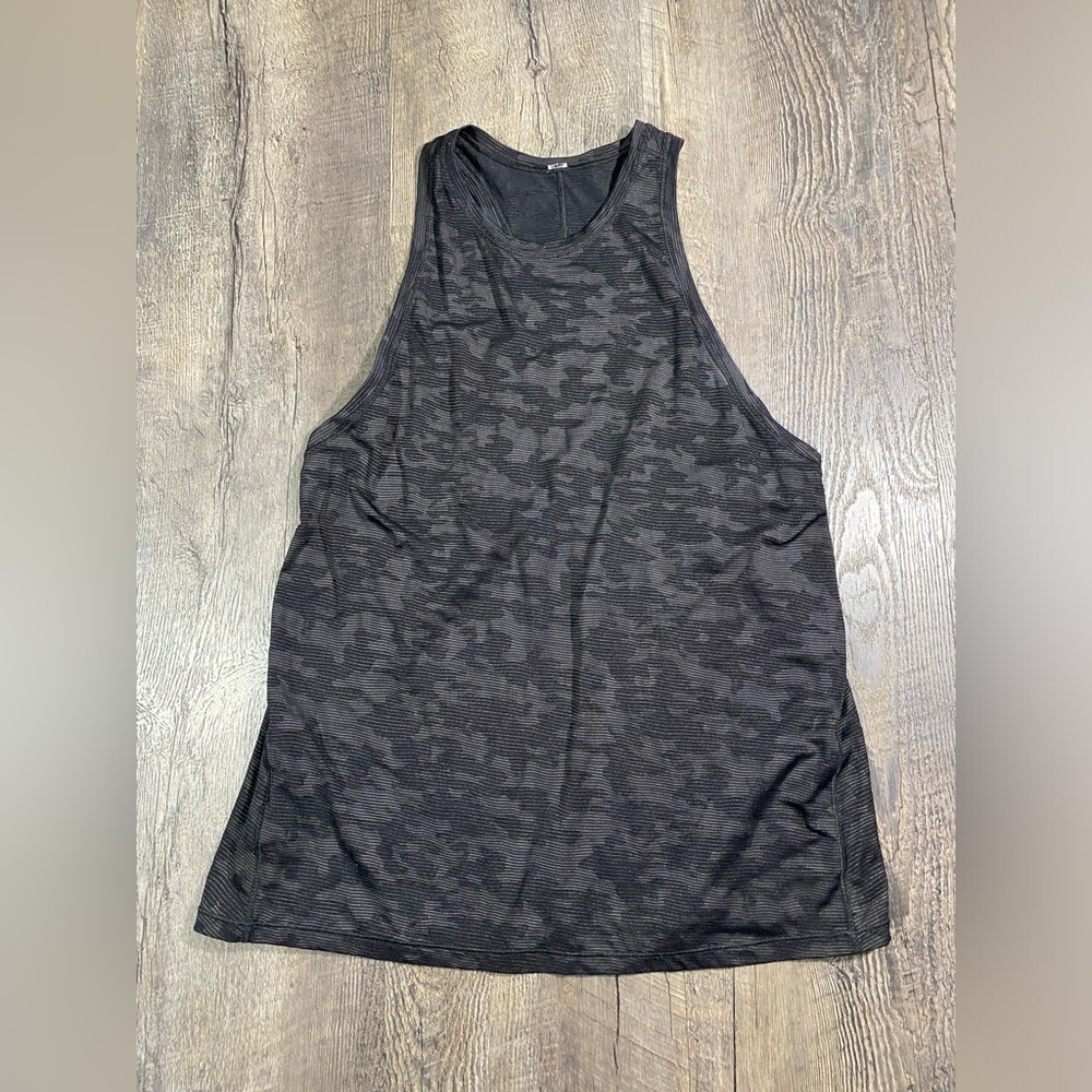 LULULEMON Miles Ahead Tank Black Camo
